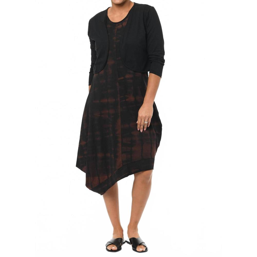 NEW TULIP CLOTHING 3/4 sleeve shrug in black